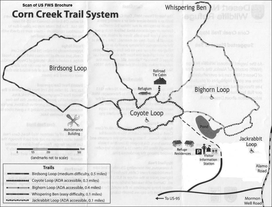 Corn Creek Site Map