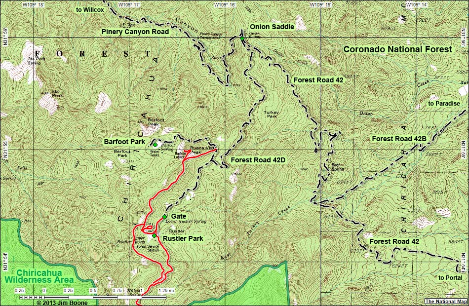 Rustler Park Map