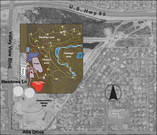 Las Vegas Springs Preserve Area Map