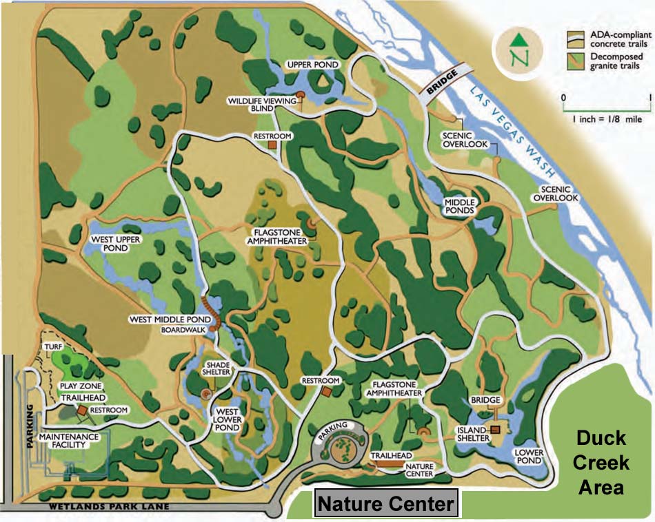 Wetlands Park Nature Preserve Map