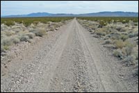Mojave Desert Graded Gravel Road