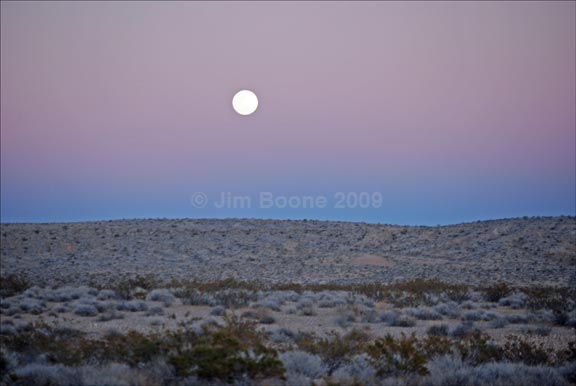 Mojave Desert Moonrise