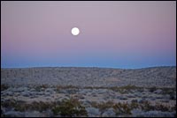 Mojave Desert Moon Rise