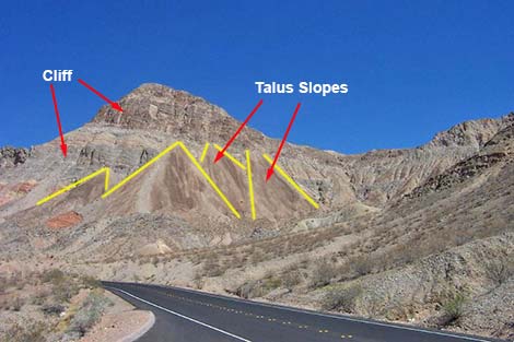 talus slope