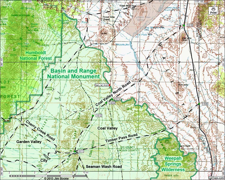 Coal Valley North Road Map
