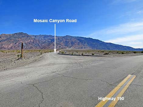 Mosaic Canyon Road