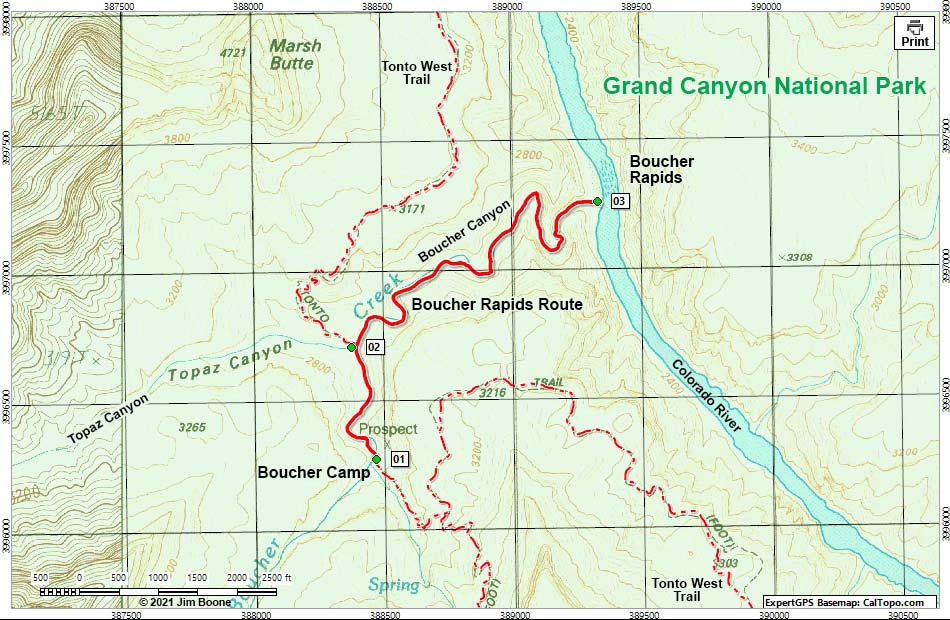 Boucher Rapids Route