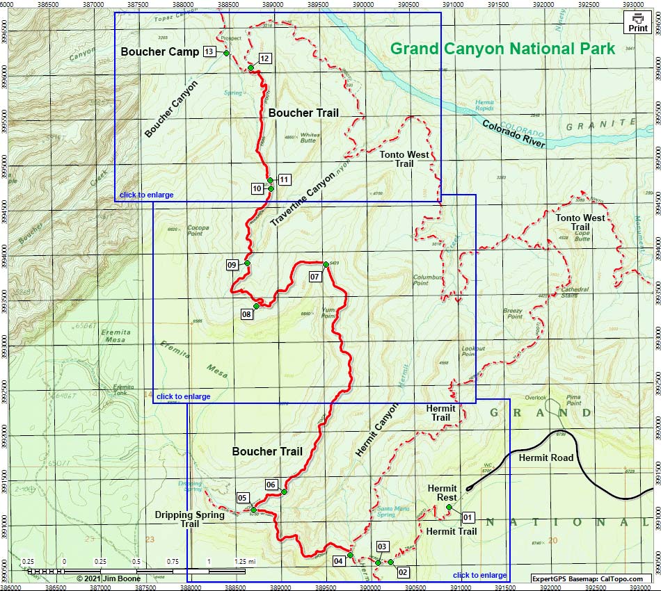 Boucher Trail Map - all