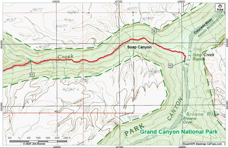 soap canyon map