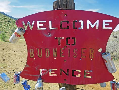 Beer Can Fence