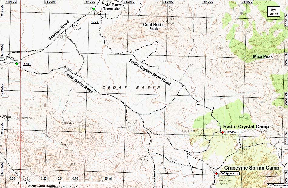Radio Crystal Camp Map