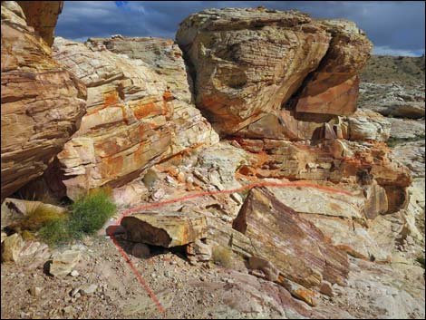 Falling Man Rock Art Site