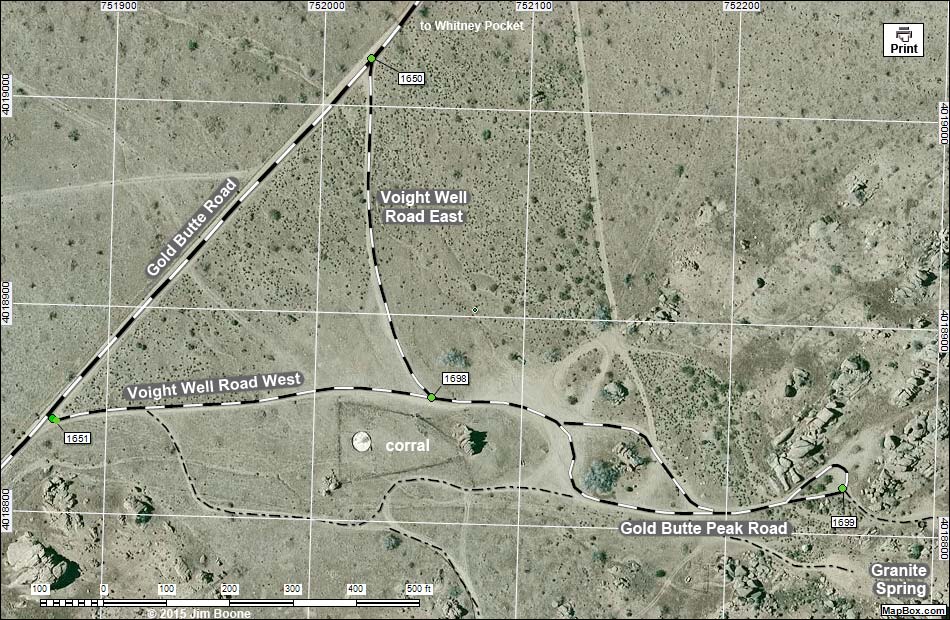 Voight Well Site Map