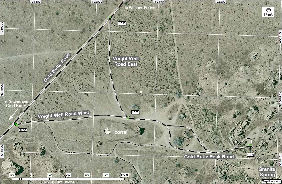 Voight Well Site Map