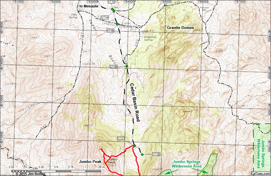 Cedar Basin Road Map