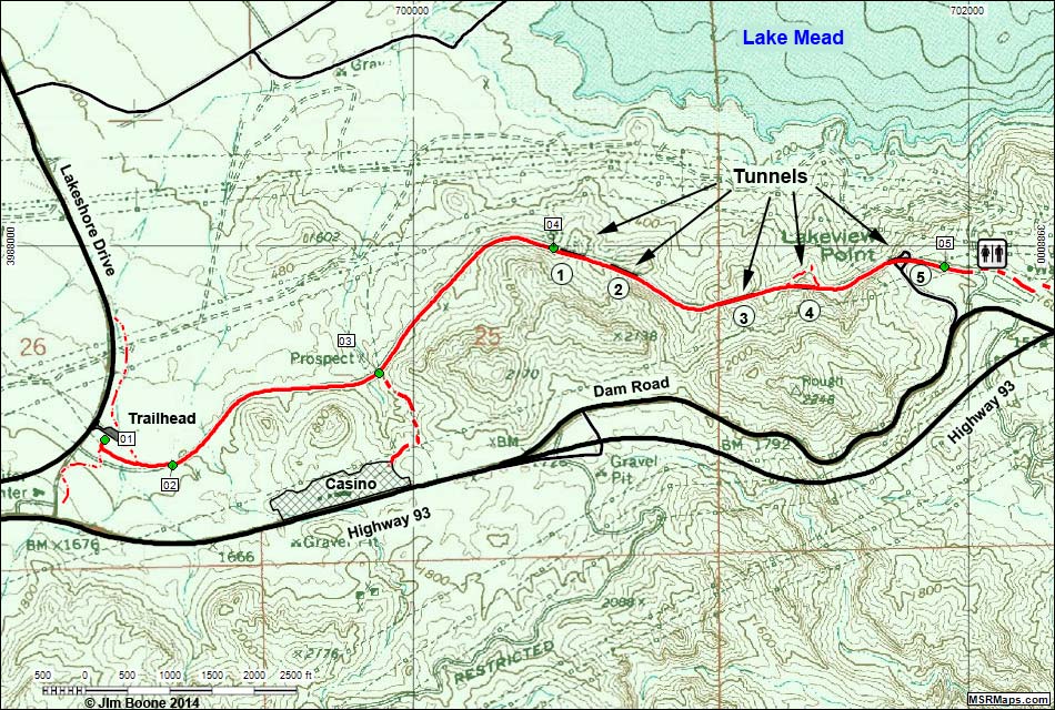 Railroad Trail Map