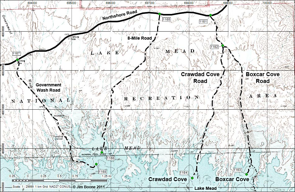 Boxcar Cove Road Map