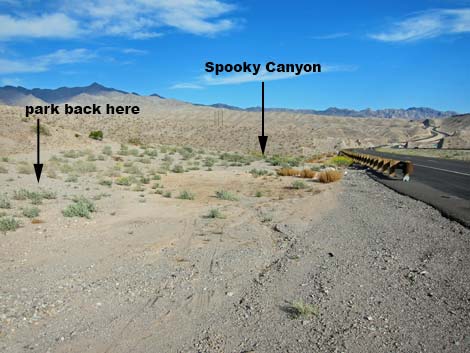 Spooky Canyon Original Trailhead