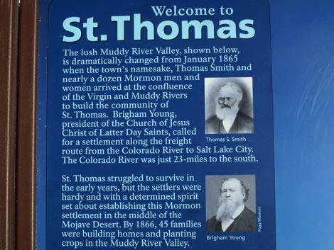 St. Thomas Townsite Trailhead
