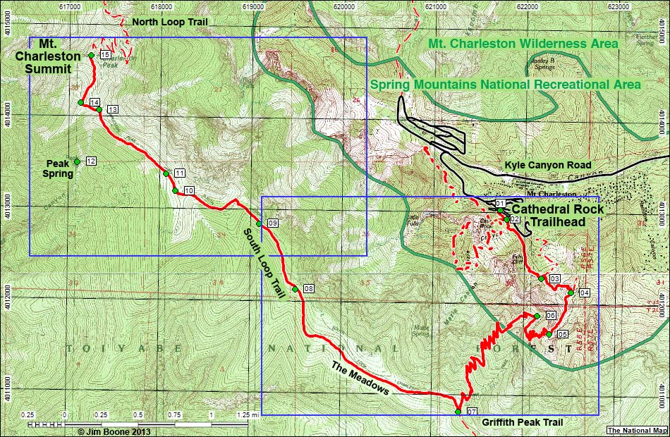South Loop Trail Map