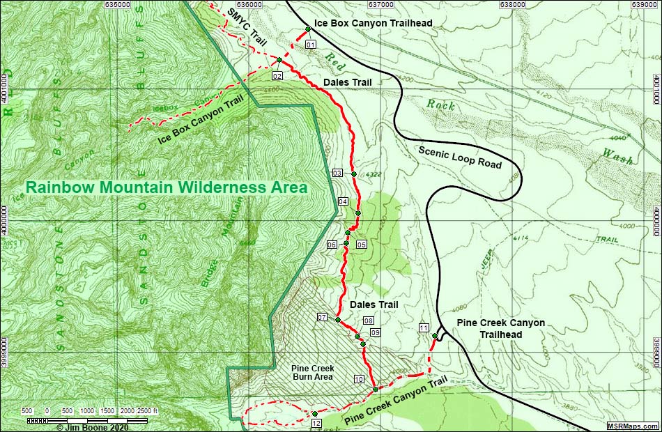 Dale's Trail Map