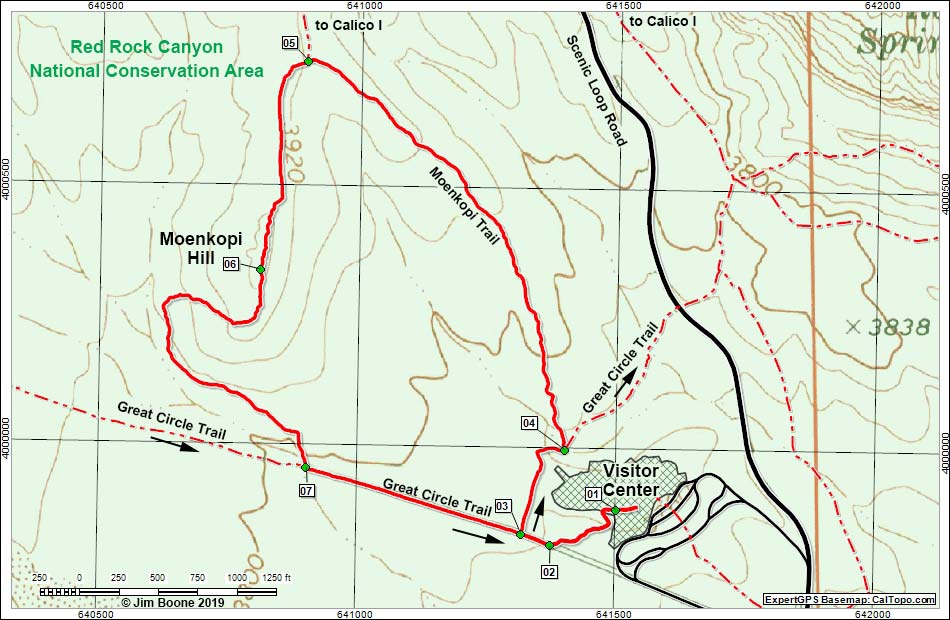 Moenkopi Loop Trail Map