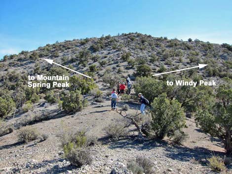 Mountain Spring Peak Route