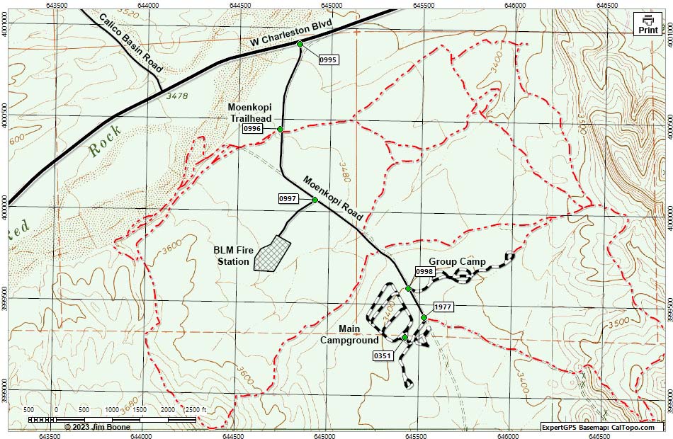 Moenkopi Road Map