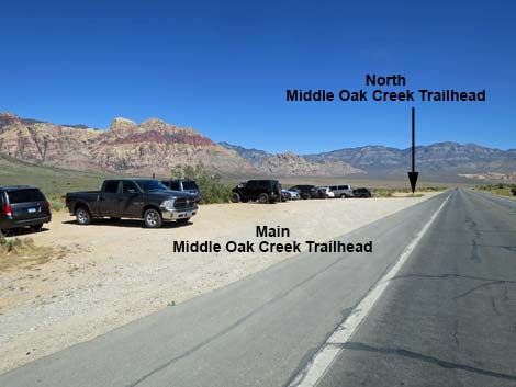 Middle Oak Creek Trailhead