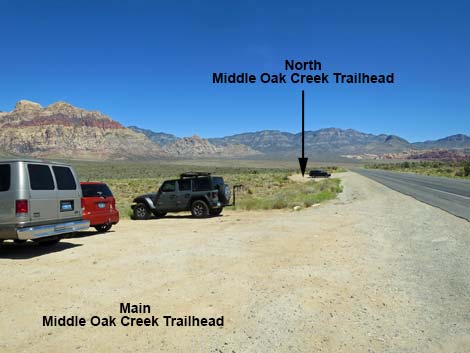 Middle Oak Creek Trailhead
