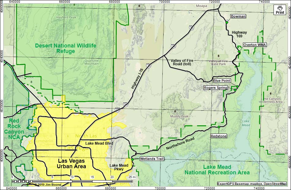 Birding Trails Map