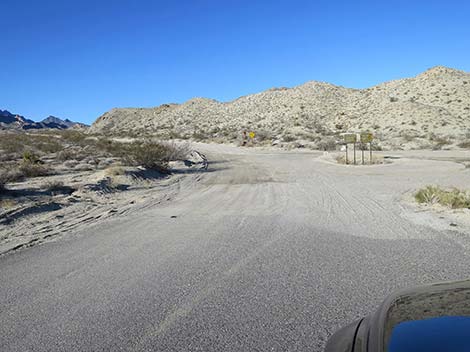 Highway 163 at Christmas Tree Pass Road (view W)