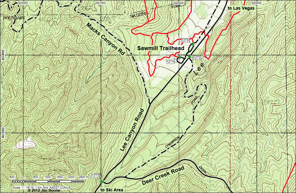 Trailhead Map