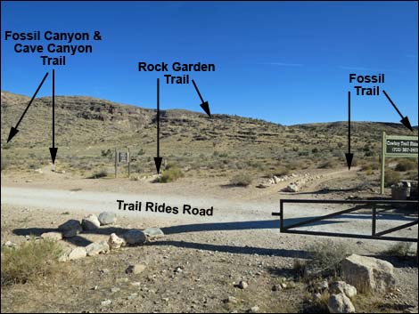 Hiking Around Las Vegas, Red Rock Canyon NCA, Fossil Canyon Loop