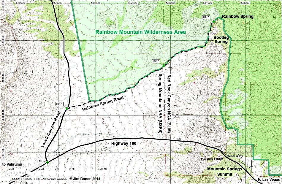 Rainbow Spring Road Map