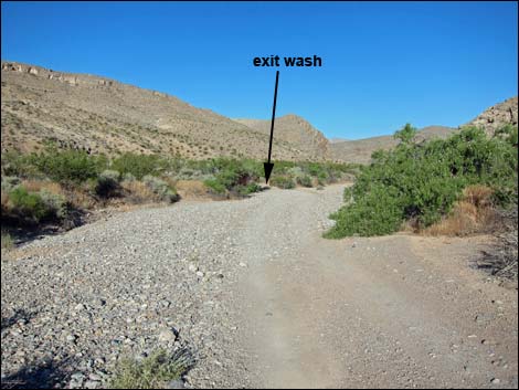 Arrow Canyon Access Road