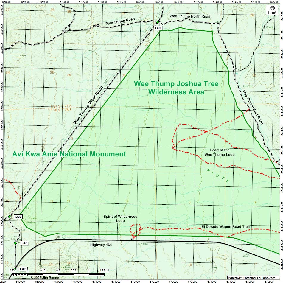 Wee Thump West Road Map